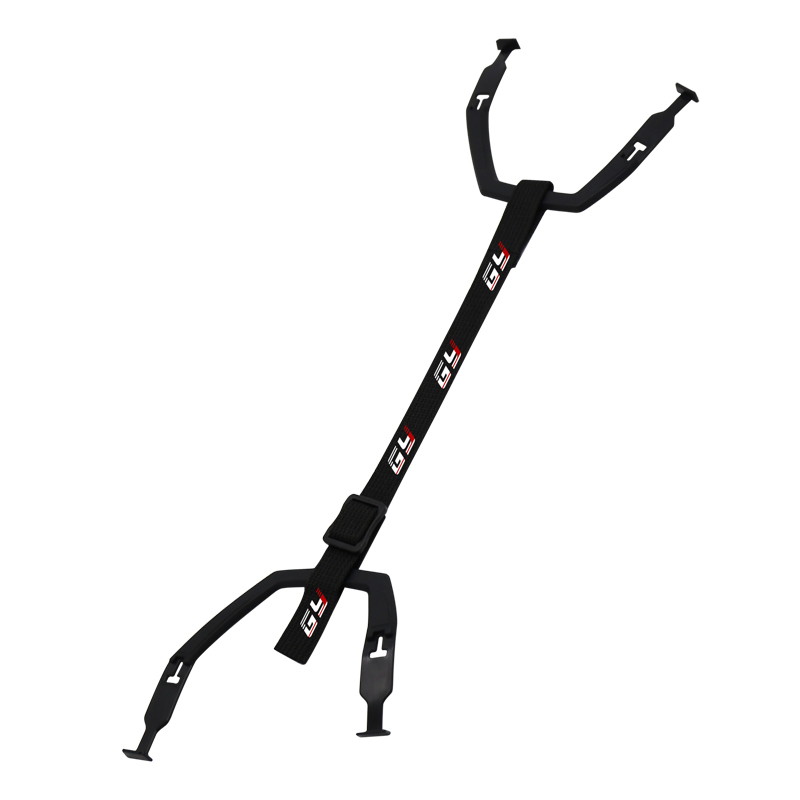 調節可能なホッケーヘルメットのイヤーループとあごストラップのキット
