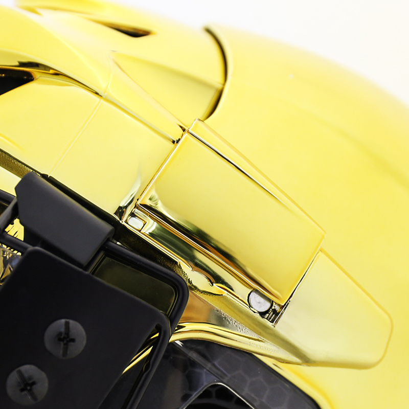 バイザー付きの快適なアイスホッケーヘルメット