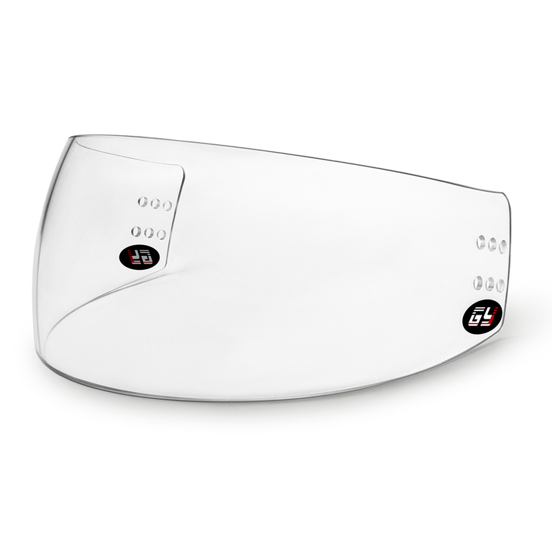 プロ仕様の傷防止曇りのないクリア HD アイスホッケー バイザー