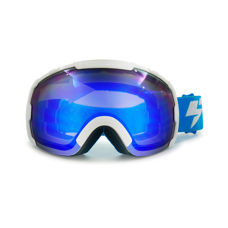 弾性ストラップアンチフォグスノースキーゴーグル