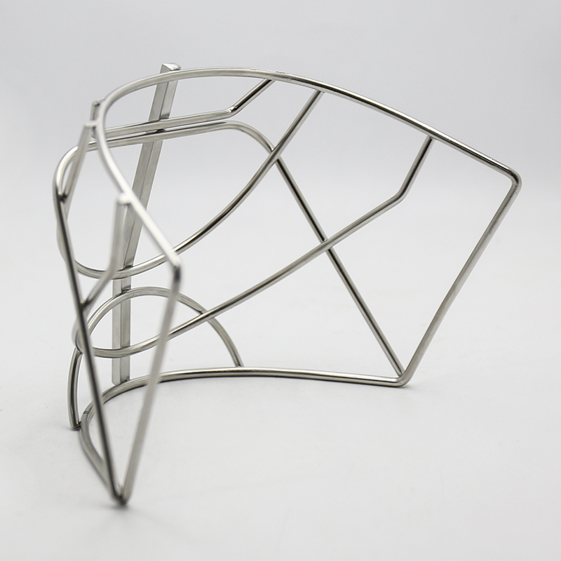 ステンレス鋼アイスホッケーゴールキーパーキャットアイケージ