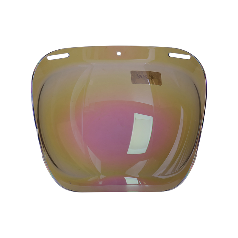 バブルパープルユニバーサルオートバイヘルメットバイザー