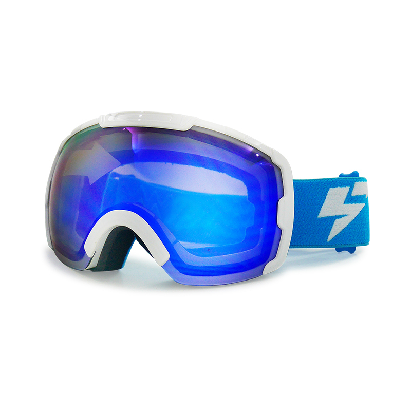 弾性ストラップアンチフォグスノースキーゴーグル