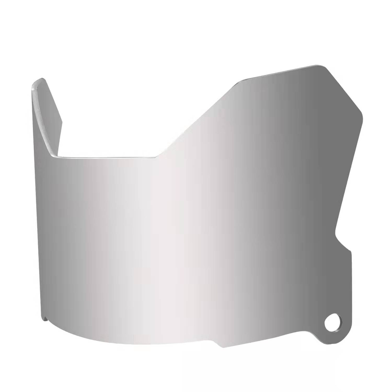 大きな頭用のシルバー クローム プレート アメリカン フットボール バイザー