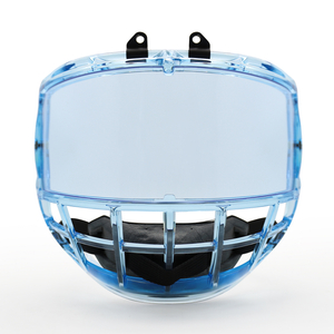 ブルー ジュニア アイスホッケー ケージ XS アイスホッケー ヘルメット用