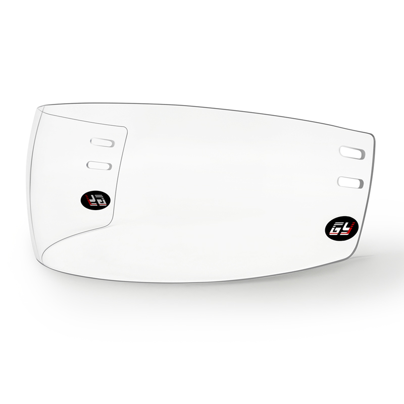 曇り止め、傷つきにくい高精細アイスホッケーバイザー