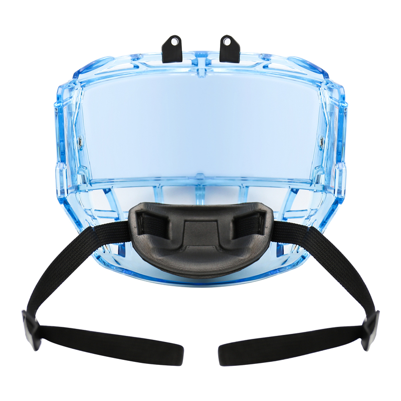 ブルー ジュニア アイスホッケー ケージ XS アイスホッケー ヘルメット用