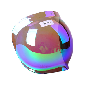 バブルパープルユニバーサルモーターサイクルヘルメットバイザー