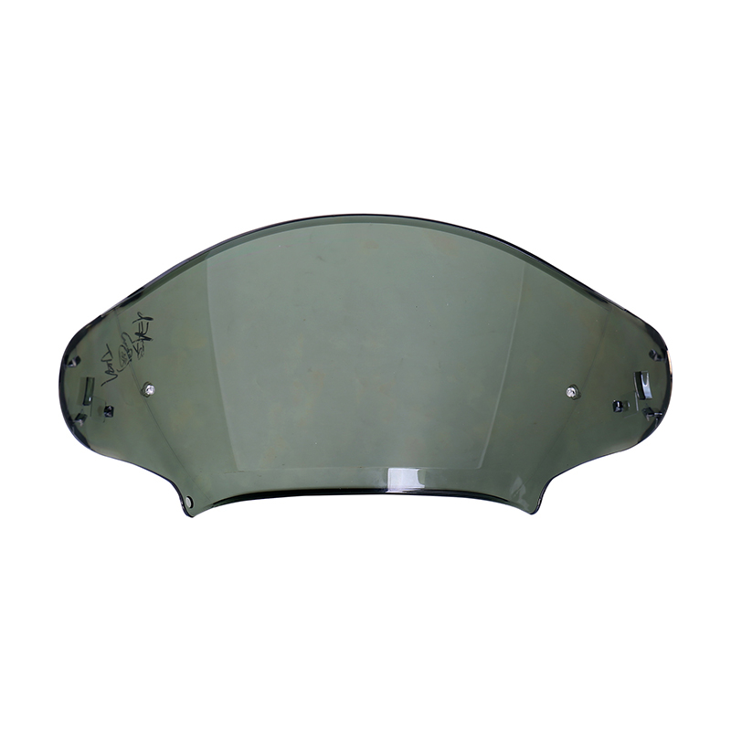 緑の霧のオートバイヘルメットバイザー