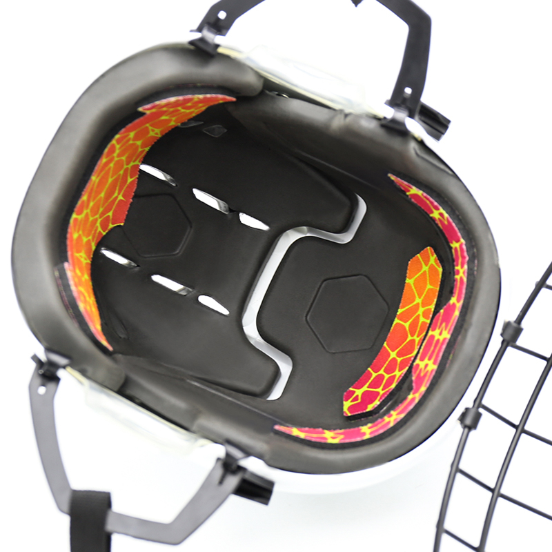 カスタム大人用プロアイスホッケーヘルメット ケージ付き