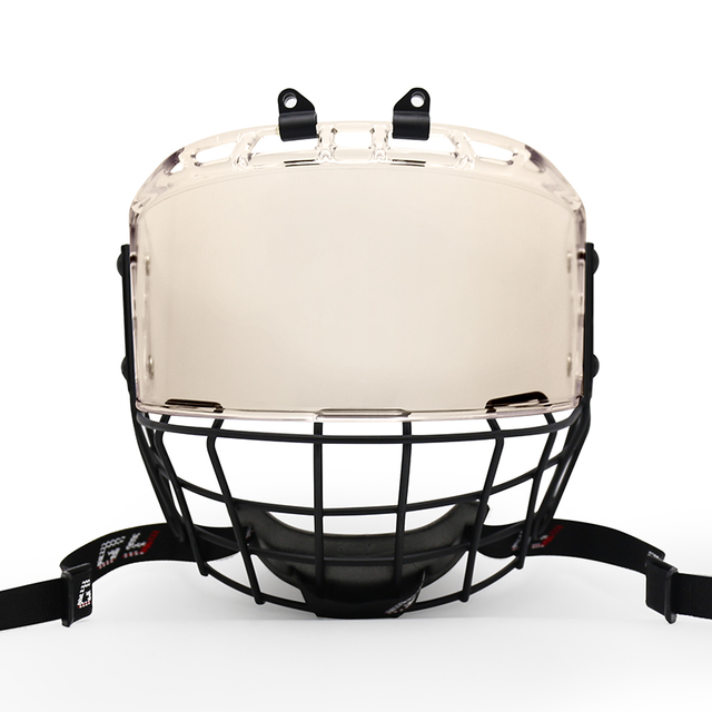 フルフェイススチール安全アイスホッケーヘルメットケージ