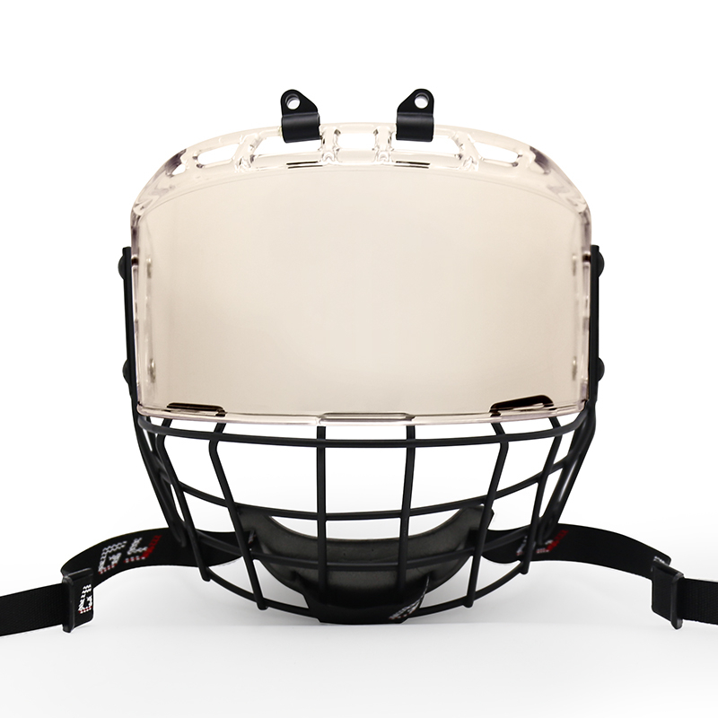 フルフェイススチール安全アイスホッケーヘルメットケージ