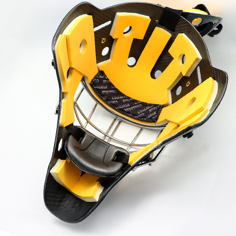 CEは、ヘッド保護アイスホッケーのゴールキーパーヘルメットを承認しました